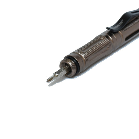 Мултифункционална писалка Bushman Tactical Pen сребърна UNI